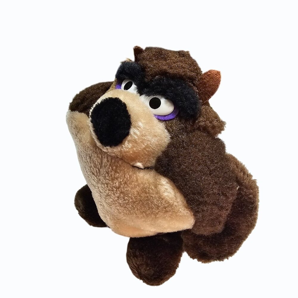 Vintage Tasmanian Devil Plush 1993 Warner Bros 24 K Company "Taz" 7 Inch - Picture 8 of 13